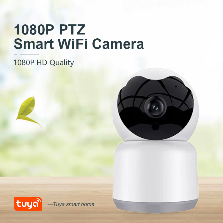 tuya Smart wireless mobile phone remote monitoring wifi home 1080P HD rotating motion detection camera