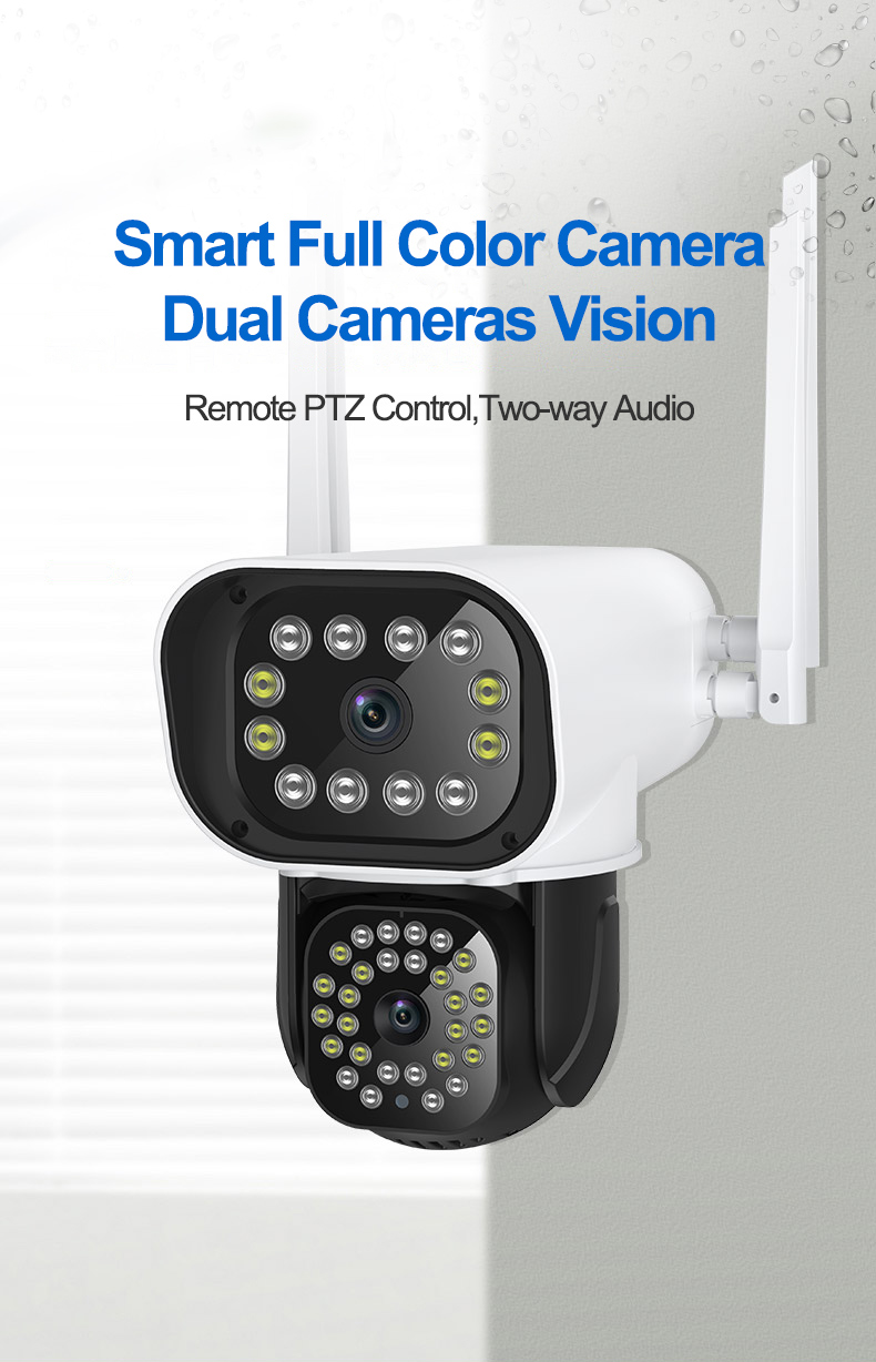 Double-ball linkage dual camera TP-zy148